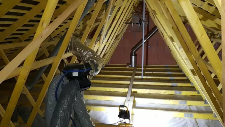 installation d'une vmc simple flux proche de bourg en bresse dans l'ain., Bourg-en-Bresse, Moisselec